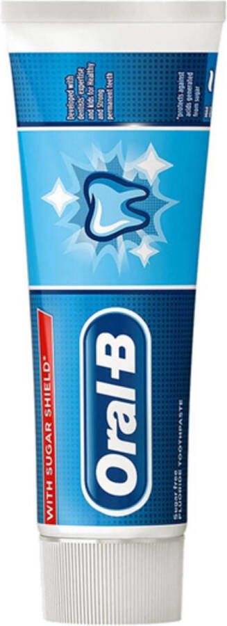Oral B 12x Oral-B Tandpasta Oral-B Junior 6+ Fluoride 75 ml