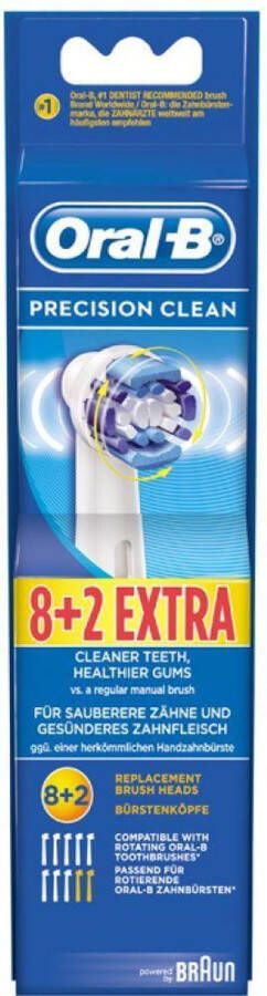 Oral B 4x Oral-B Opzetborstels Precision Clean 10 stuks