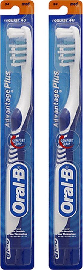 Oral B Advantage Plus Medium 40 Tandenborstel 2 Stuks DUO DEAL!