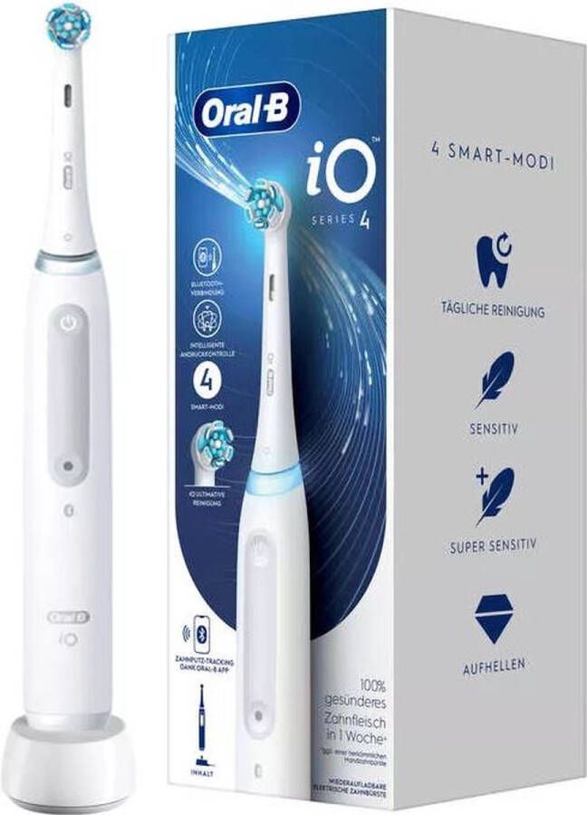 Oral B Braun Oral-B iO 4 Elektrische Tandenborstel Wit