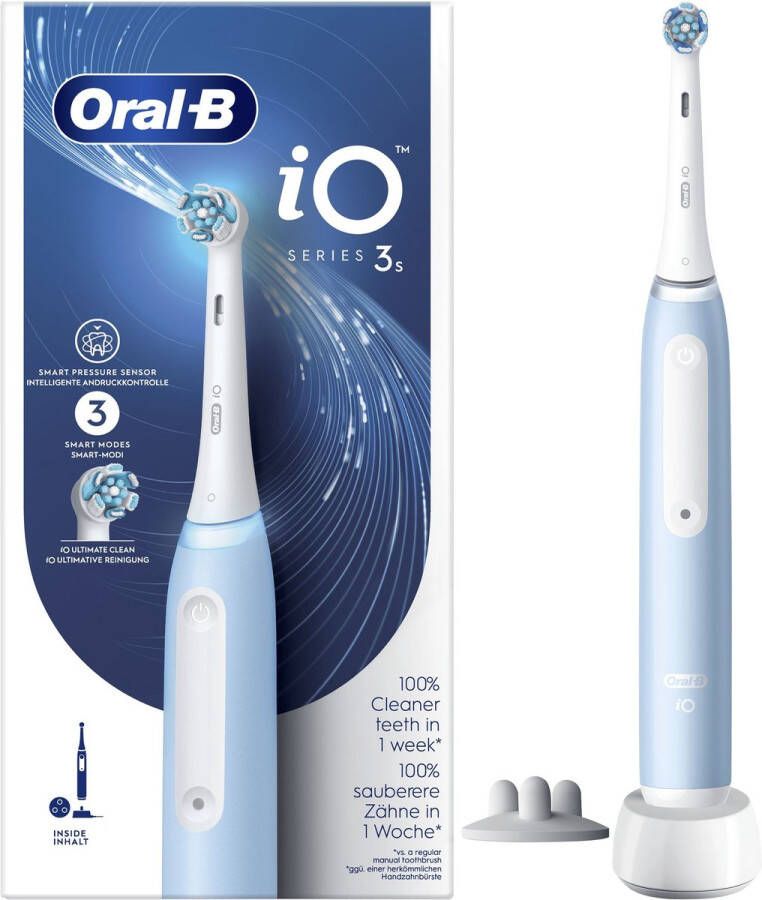 Oral B Oral-B Tandenborstel iO 3S Ice Blue | Elektrische tandenborstels | Verzorging&Beauty Tand-&Mondhygiëne | 8006540730935