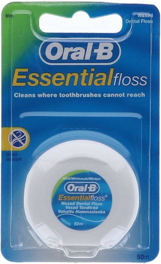Oral B Floss Essential 50m Mint Waxed 1 st. ORL45