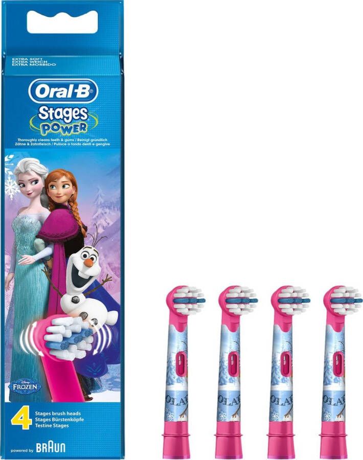 Oral B Frozen Oral-B Stages Power Disney Frozen (4 stuks) Opzetstukjes Tandenborstel Elektrische tandenborstel BRAUN SOFT EDITON LIMITED EDITION