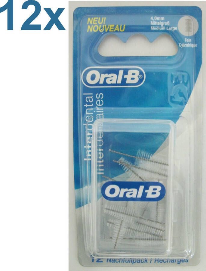 Oral B Interdental Navulborstels Medium Large- 144 Stuks Voordeelverpakking