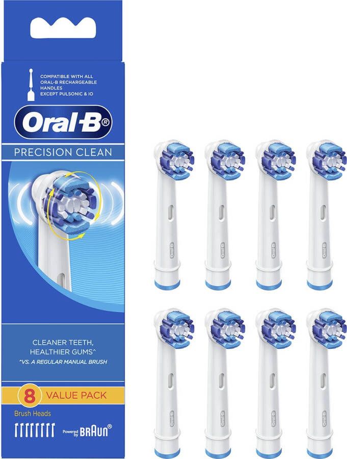 Oral B opzetborstels precision clean 8 stuks