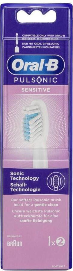 Oral B Opzetborstels pulsonic sensitive 2 stuks