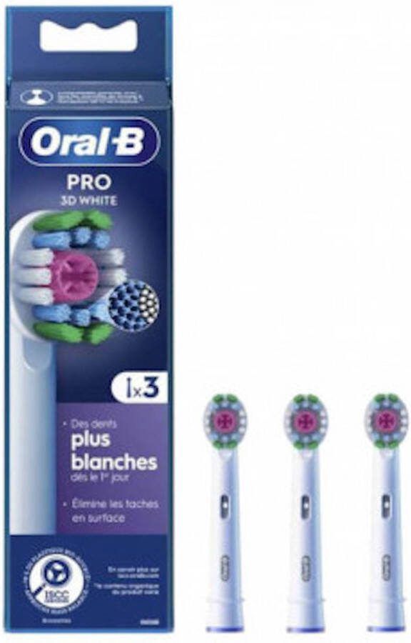 Oral B Oral-B 3D White Pro Opzetborstels 3 Stuks