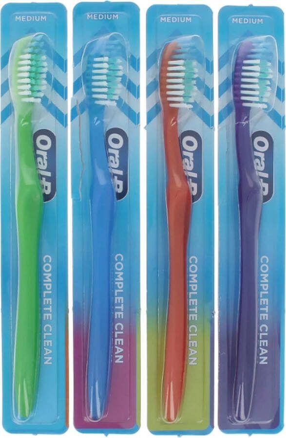 Oral B Oral-B Complete Clean Tandenborstel Medium (set van 4)