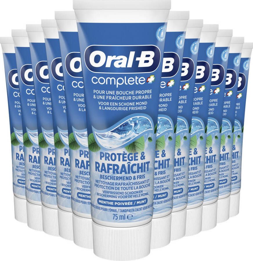 Oral B Oral-B Complete Plus Protect & Fresh Tandpasta Voordeelverpakking 12 x 75 ml