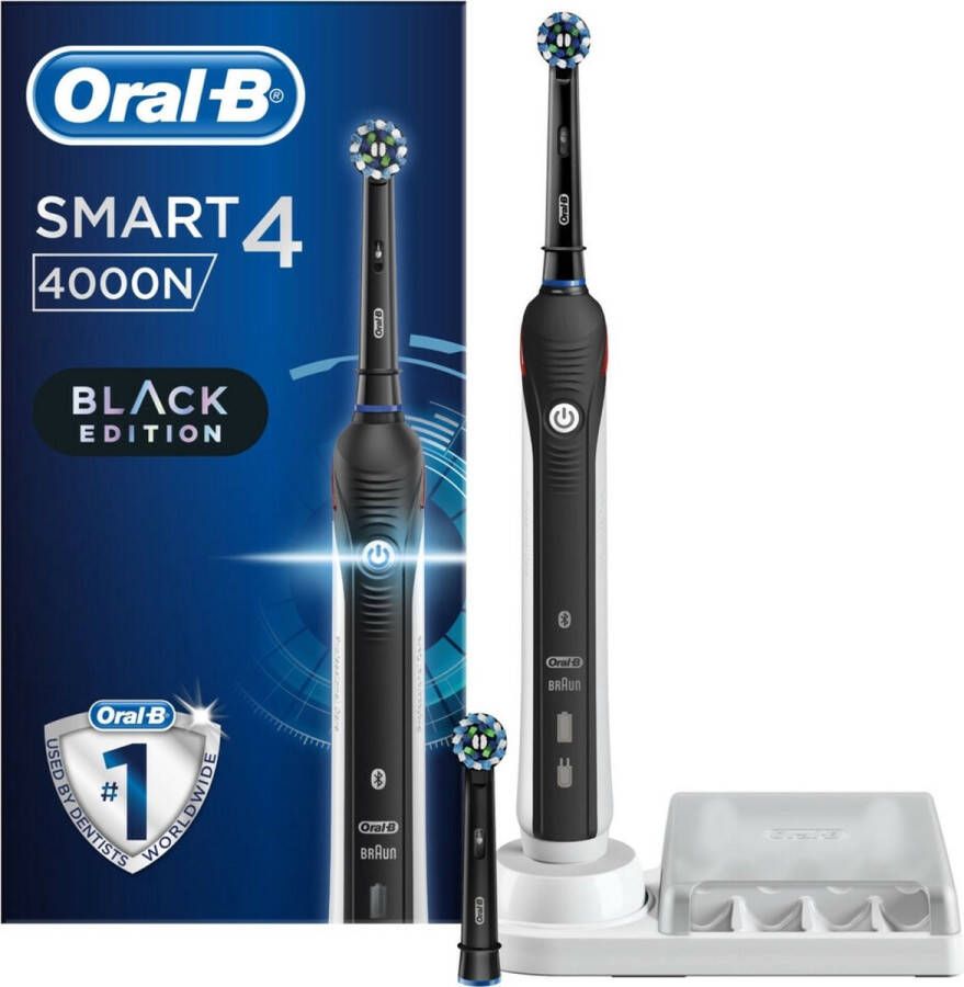 Oral-B elektrische tandenborstels Smart 4 4000N zwart 3 poetsstanden