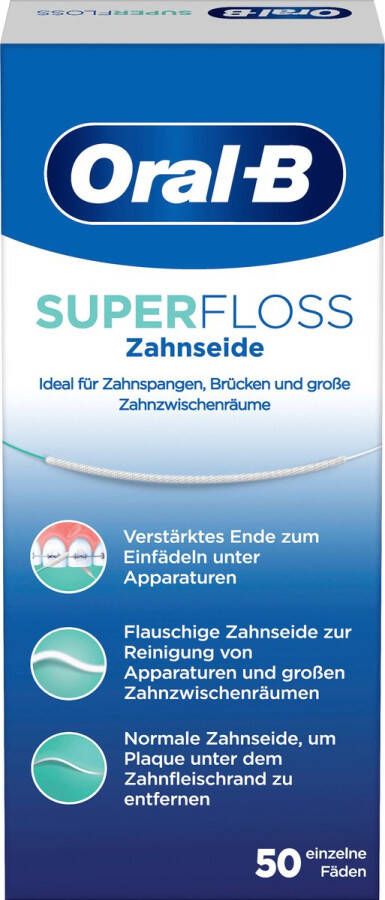 Oral B Oral-B flosdraad Superfloss gewaxt 50 stuks