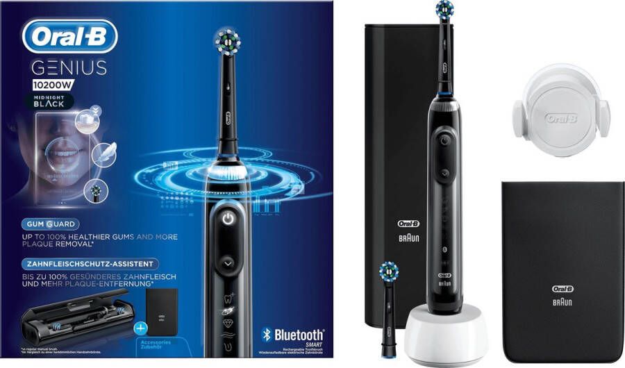 Oral B Oral-B Genius 10200W Elektrische Tandenborstel Midnight Black Powered By Braun