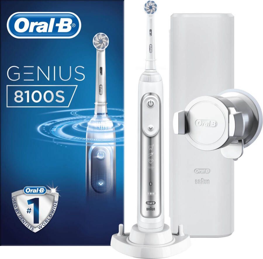 Oral B Oral-B Genius 8100S Elektrische Tandenborstel Zilver