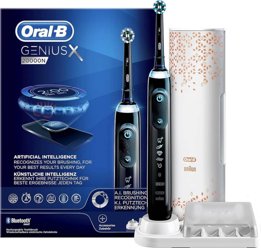 Oral B Oral-B Genius X 20000N Elektrische Tandenborstel Zwart