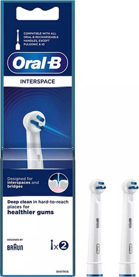 Oral B Oral-B Interspace Opzetborstels 2 stuks Wit