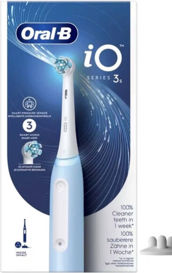 Oral B Oral-B Tandenborstel iO 3S Ice Blue | Elektrische tandenborstels | Verzorging&Beauty Tand-&Mondverzorging | 8006540730935