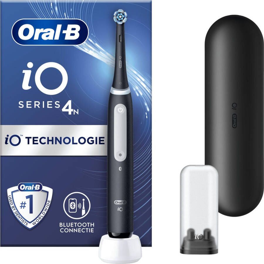 Oral B Oral-B iO 4N Black Elektrische Tandenborstel Ontworpen Door Braun