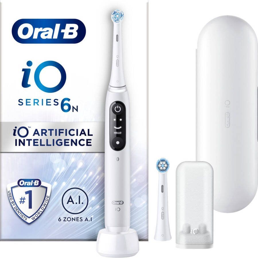 Oral-B iO Series 6N Wit + extra iO Gentle Care opzetborstel