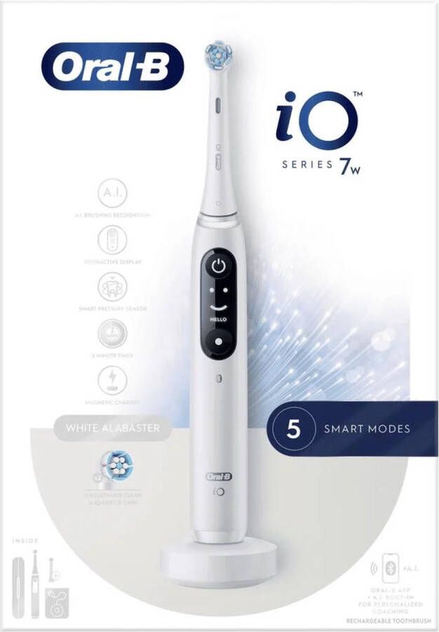 Oral B Oral-B iO 7W Wit Elektrische Tandenborstel By Braun