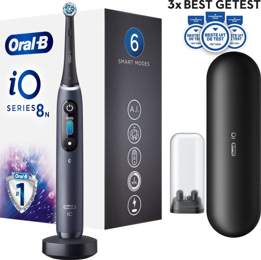 Oral B Oral-B iO 8n Elektrische Tandenborstel Zwart