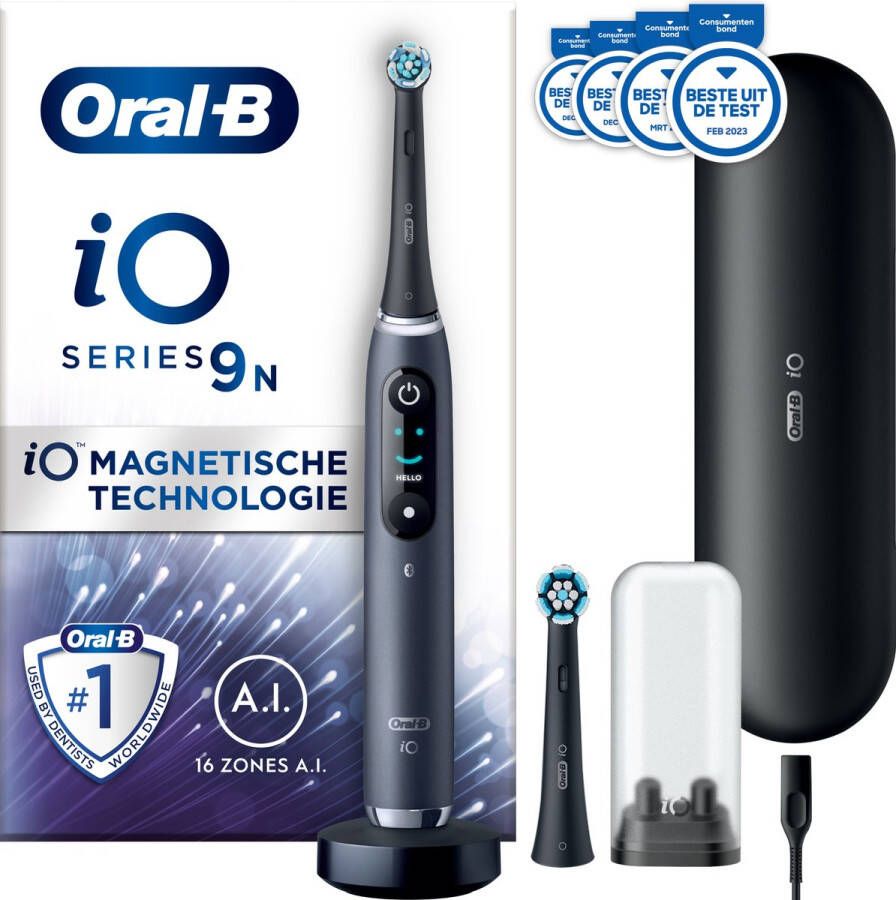 Oral B Oral-B iO 9N Black Elektrische Tandenborstel Ontworpen Door Braun - Foto 2