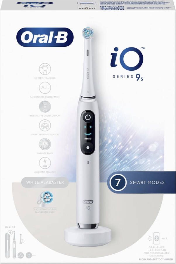 Oral B Oral-B iO 9S Volwassene Roterende-oscillerende tandenborstel Wit