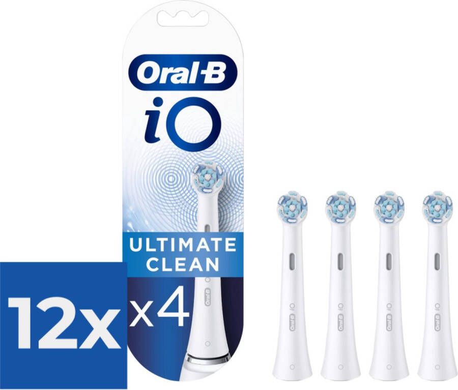 Oral B Oral-B iO Ultimate Clean Opzetborstels 4 Stuks Voordeelverpakking 12 stuks