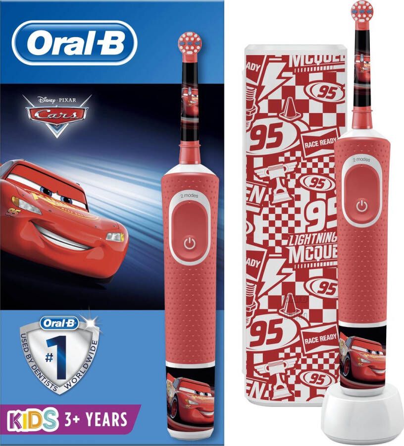 Oral B Oral-B Kids Cars Elektrische Tandenborstel Powered By Braun 1 Handvat en 1 opzetborstel