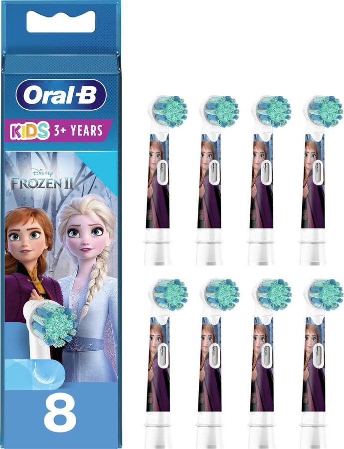 Oral B Oral-B Kids Frozen Opzetborstels Voor Elektrische Tandenborstel 8 Opzetborstels Voor Kinderen Vanaf 3 Jaar