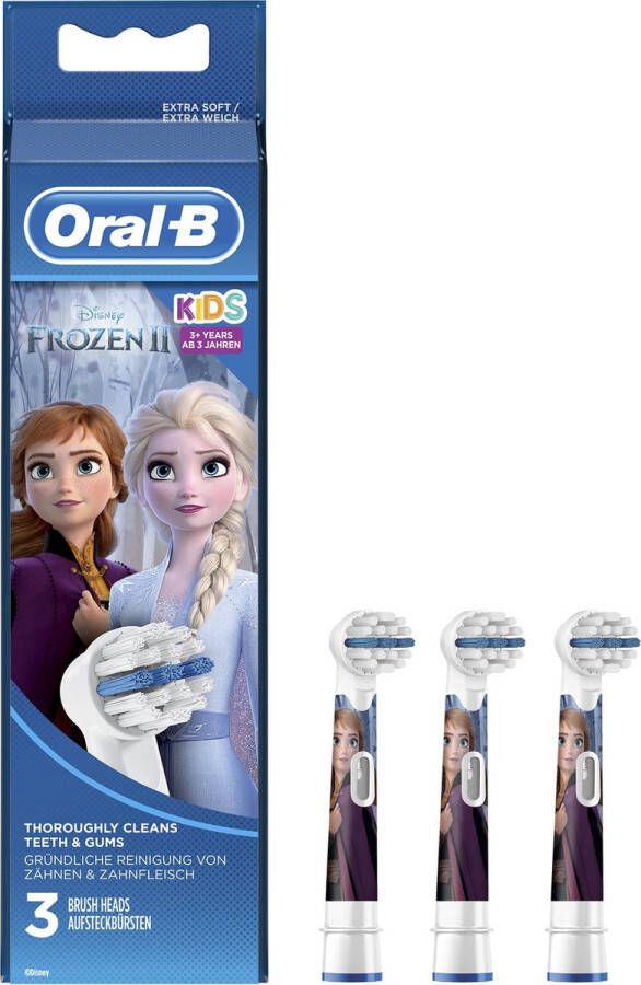 Oral B Oral-B Kids Opzetborstels Met Disney Frozen 2-figuren 3 Stuks