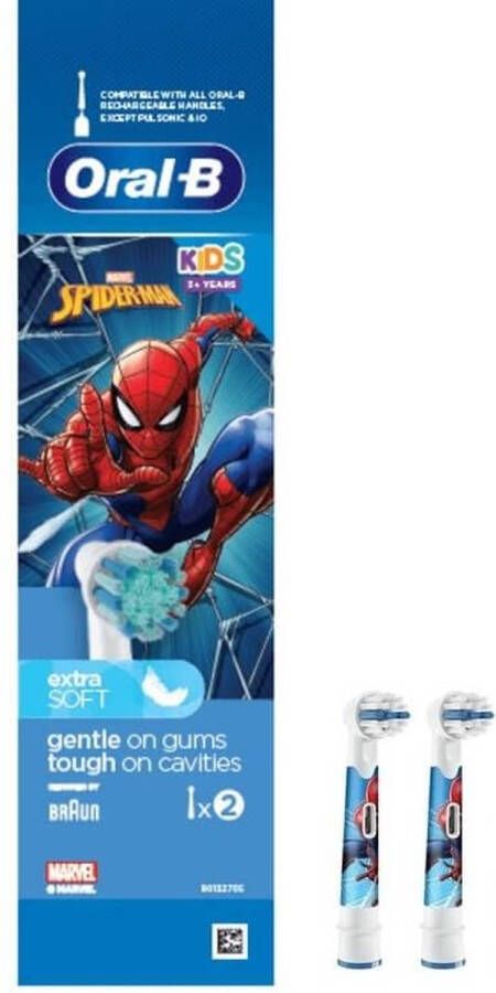 Oral B Oral-B Kids Opzetborstels Spiderman 2 stuks