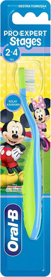 Oral B Oral-B Mickey Mouse 2 tot 4 jaar Kindertandenborstel Easy Grip Groen
