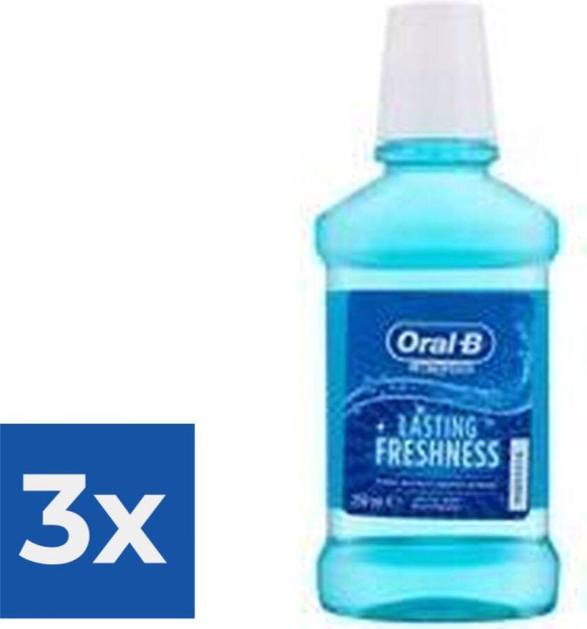 Oral B Oral-B Mondwater Complete Lasting Freshness Voordeelverpakking 3 x 250 ml