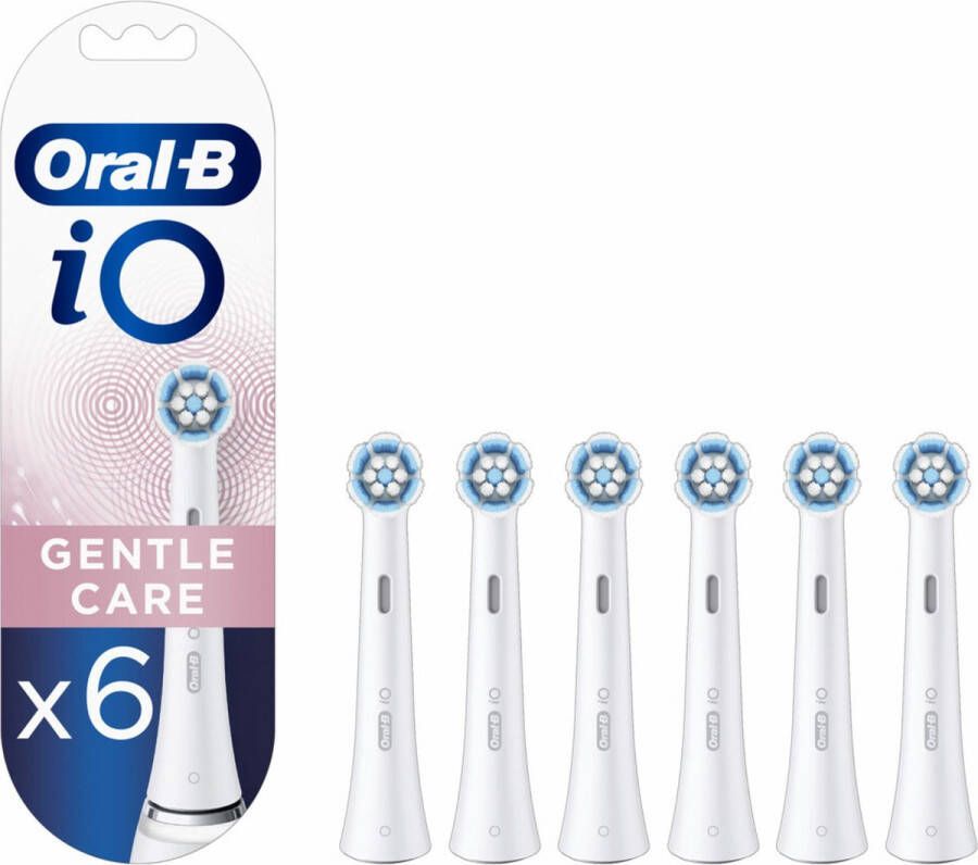 Oral B Oral-B Opzetborstels iO Gentle Care Wit 6 stuks