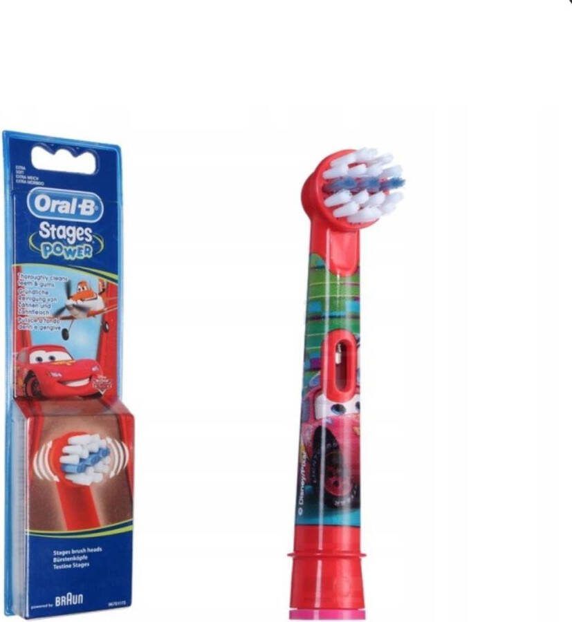 Oral B Oral-B Opzetborstels Kids Cars 8 stuks Voordeelverpakking