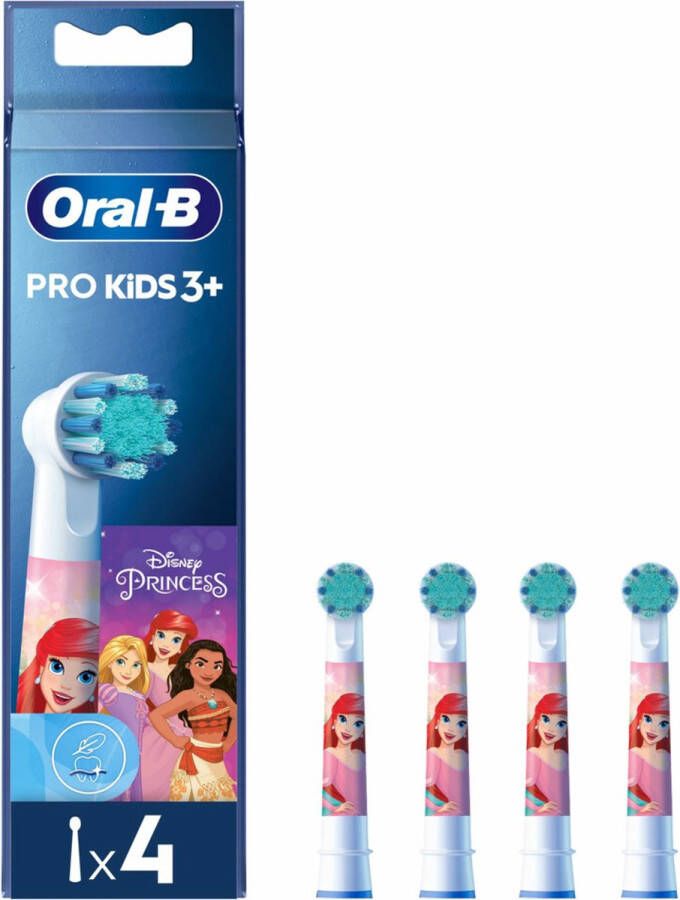 Oral B Oral-B Opzetborstels Kids Cars Princes 4 stuks