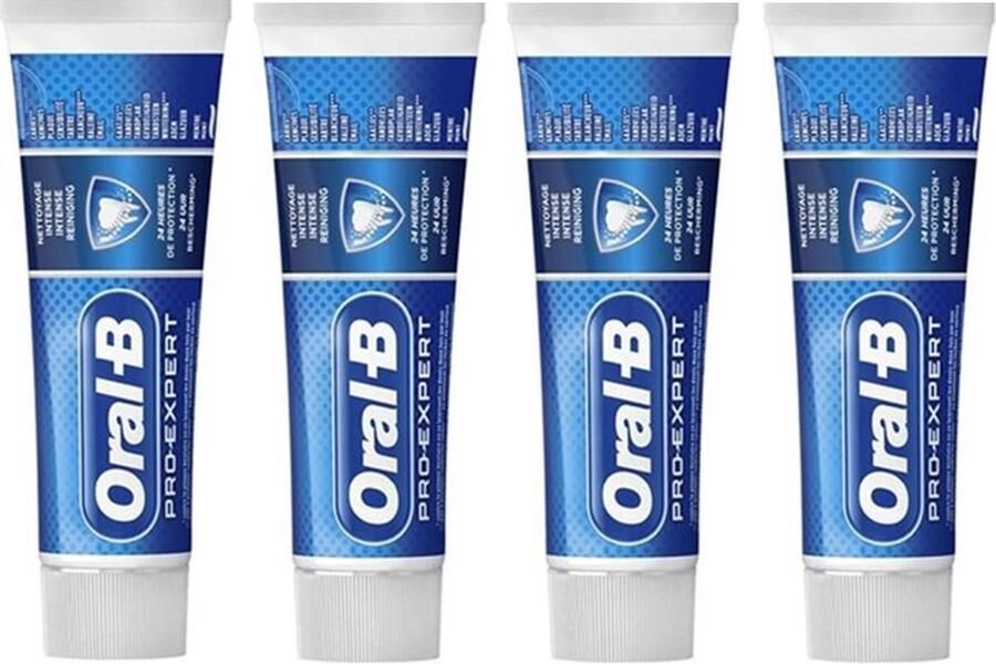 Oral B Oral-B Tandpasta Pro-Expert Intense Reiniging 4 x 75 ml