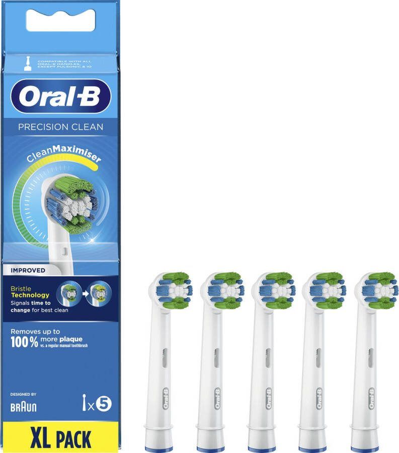 Oral B Oral-B Precision Clean Opzetborstel Met CleanMaximiser-technologie Verpakking Van 5 Stuks