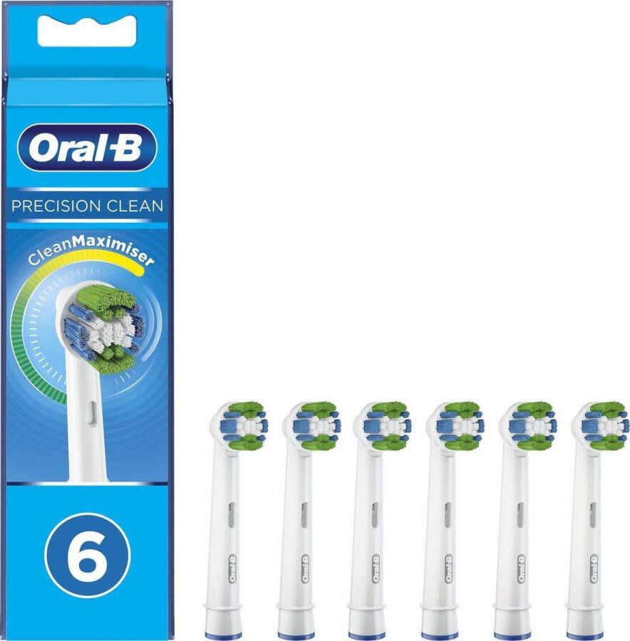 Oral B Oral-B Precision Clean Opzetborstels CleanMaximiser 6 stuk(s) Wit