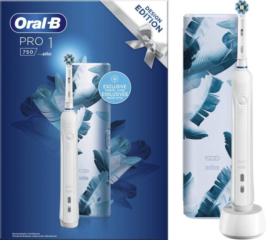 Oral B Oral-B Pro 1 750 Elektrische Tandenborstel + Bonusreisetui