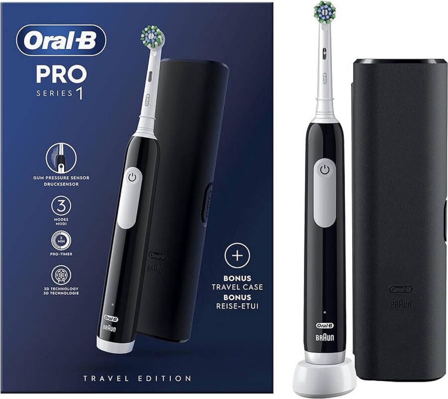 Oral B Oral-B Pro 1 Cross Action Kind Roterende-oscillerende tandenborstel Meerkleurig 2 min Blauw Batterij Accu