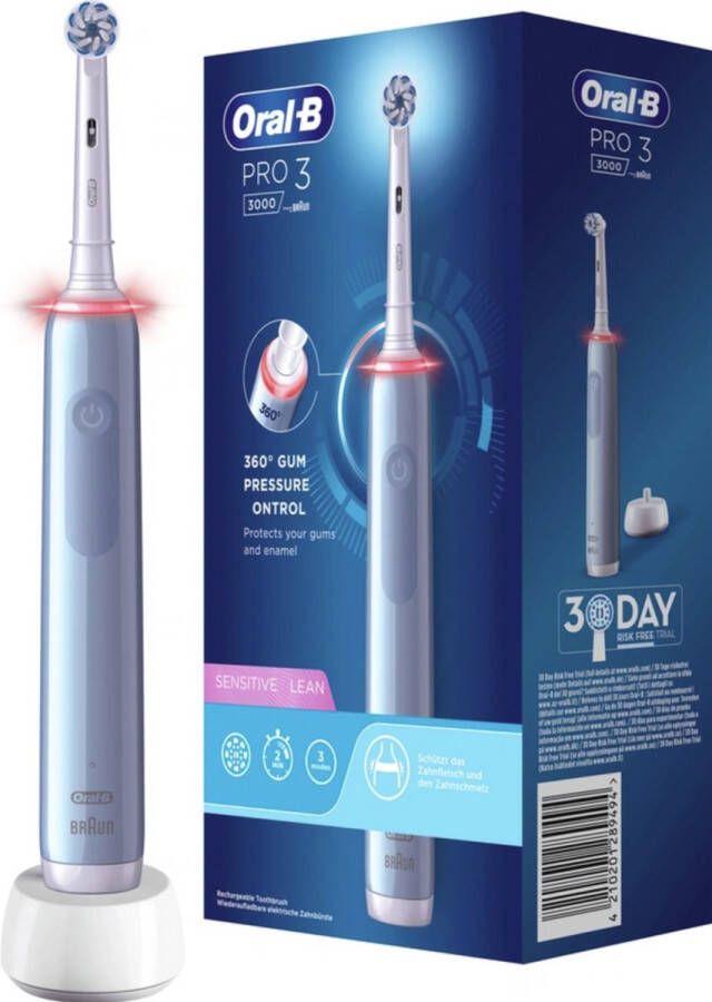 Braun Oral-B elektrische tandenborstel Pro 3 3000 CrossAction blauw 3 poetsstanden