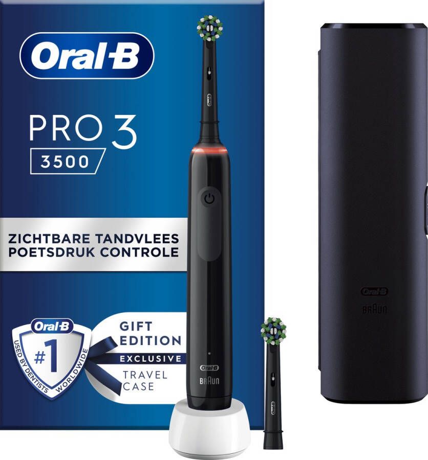 Oral B Oral-B Tandenborstel Pro 3500 Black | Elektrische tandenborstels | Verzorging&Beauty Tand-&Mondhygiëne | 8006540759912