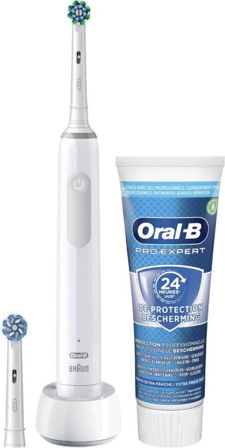 Oral B Oral-B PRO 3 3800 White Pro-Expert Edition + Tandpasta