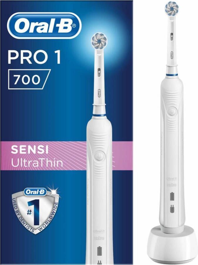 Oral B Oral-B PRO 700 Sensi-Clean Elektrische Tandenborstel Wit