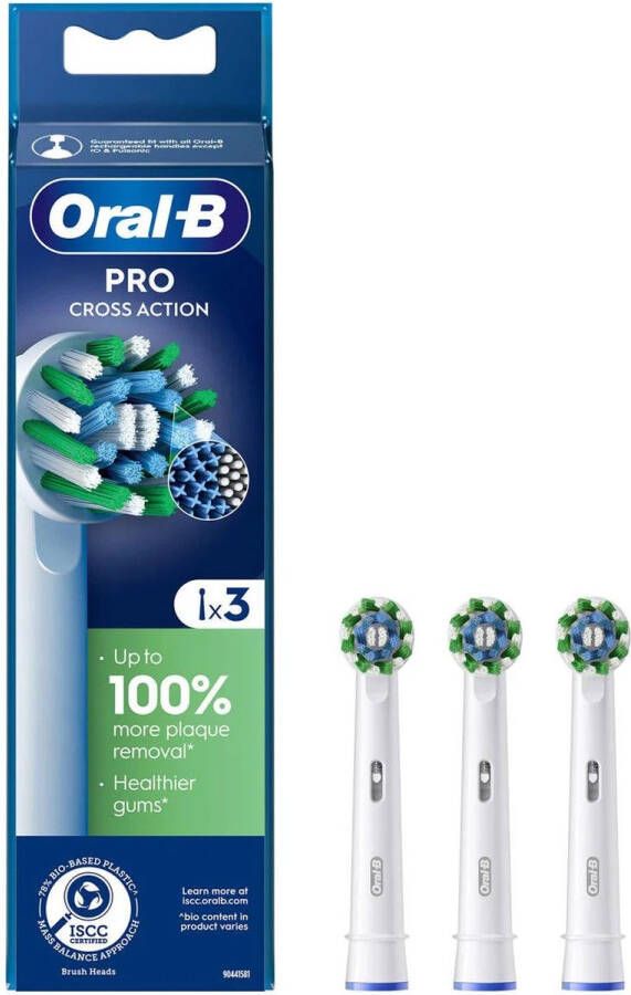 Oral B Oral-B Pro Cross Action Opzetborstels 3 Stuks