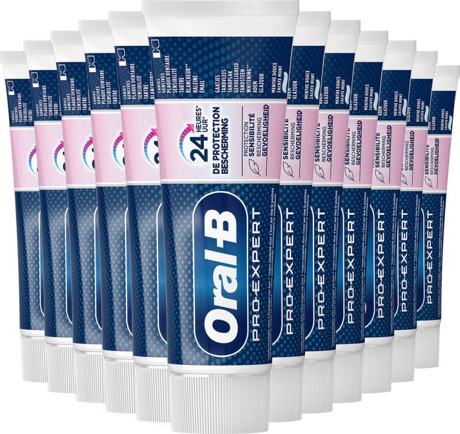 Oral B Oral-B Pro-Expert Bescherming Gevoelige Tanden Tandpasta Voordeelverpakking 12 x 75ml