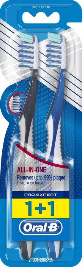 Oral B Oral-B Pro-Expert Cross Action 2 stuks
