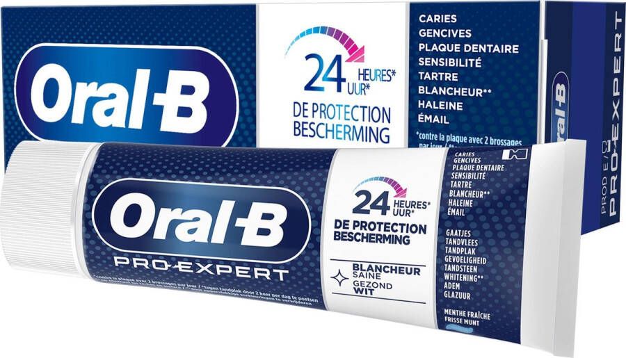 Oral B Oral-B Pro-Expert Gezond Wit Tandpasta Voordeelverpakking 12 x 75ml