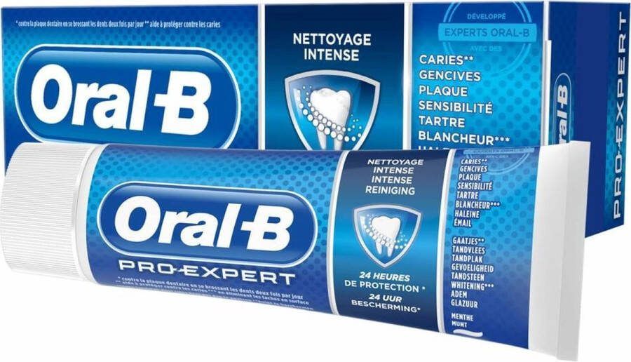 Oral B Oral-B Pro-Expert Intense Reiniging Voordeelverpakking 12 x 75 ml Tandpasta
